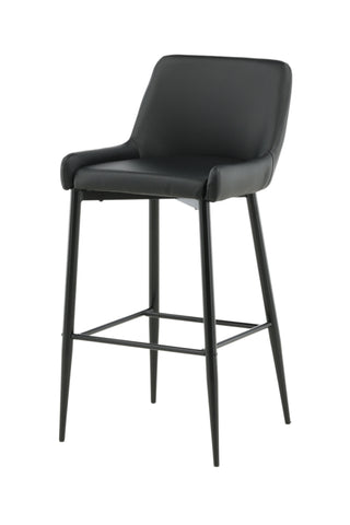 Plaza Barstol 2-pack - Svart / Svart PU