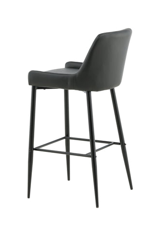 Plaza Barstol 2-pack - Svart / Svart PU