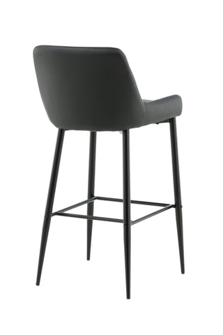 Plaza Barstol 2-pack - Svart / Svart PU