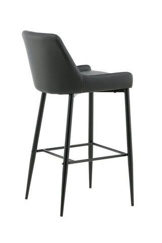 Plaza Barstol 2-pack - Svart / Svart PU