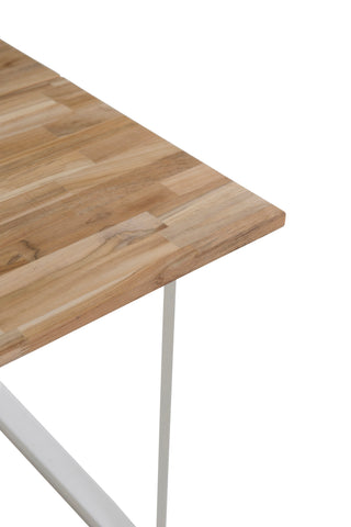 Cirebon Matbord 200*90cm - Teak / Vit