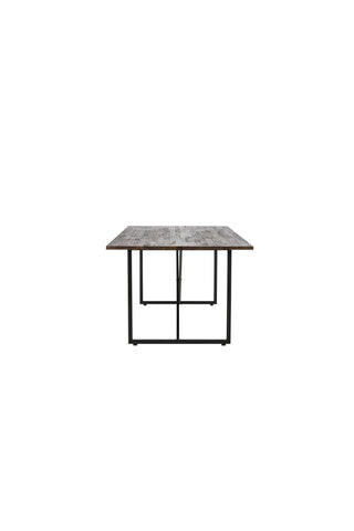 Padang Matbord - Svart / mörk Teak - 250*100*H76
