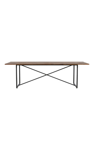 Padang Matbord - Svart / mörk Teak - 250*100*H76