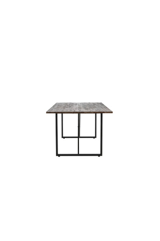 Padang Matbord - Svart / mörk Teak - 250*100*H76