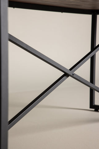 Padang Matbord - Svart / mörk Teak - 250*100*H76