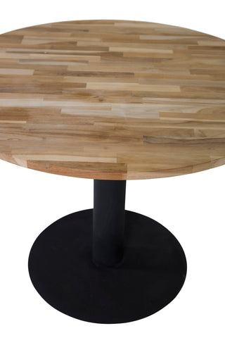Cirebon Runt Bord - 140cm - Teak / Svart