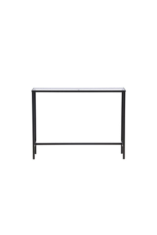 Venture Home Dipp Sidobord - Svart / Klart glas
