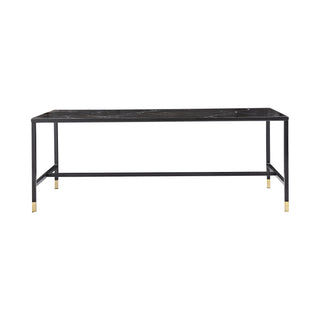 Dipp Soffbord 130*60 - Svart / Mässing