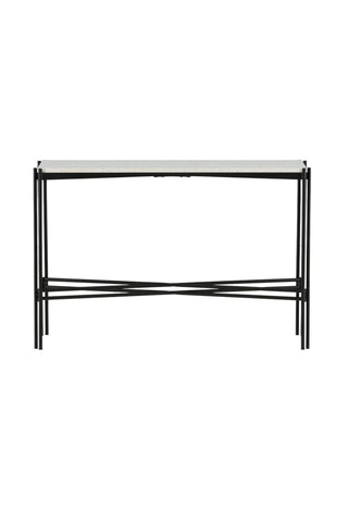 Razzia Sidobord 110*30*75 Vit Terazzo / Svart