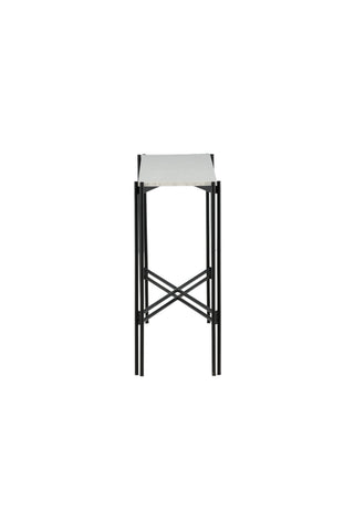 Razzia Sidobord 110*30*75 Vit Terazzo / Svart
