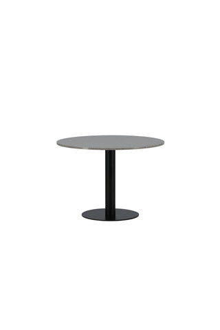 Razzia Matbord 106cm -Grå Terazzo / Svart