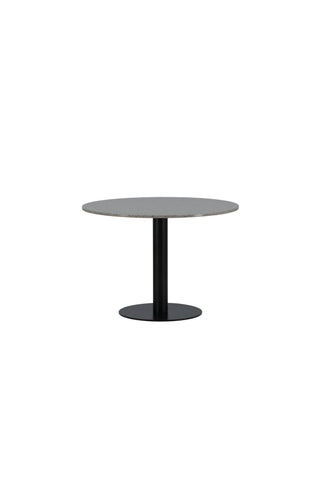 Razzia Matbord 106cm -Grå Terazzo / Svart