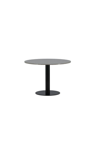 Razzia Matbord 106cm -Grå Terazzo / Svart