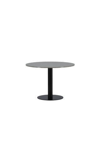 Razzia Matbord 106cm -Grå Terazzo / Svart