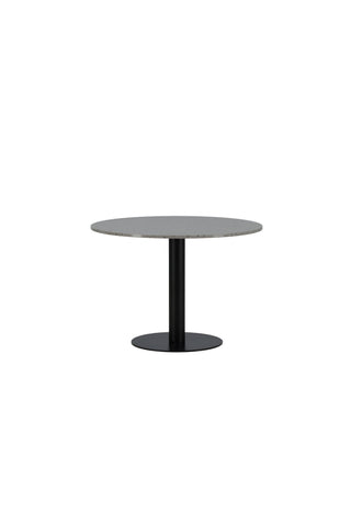 Razzia Matbord 106cm -Grå Terazzo / Svart