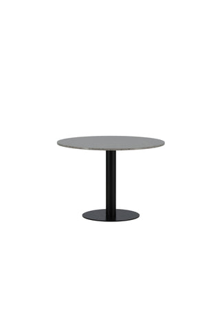 Razzia Matbord 106cm -Grå Terazzo / Svart