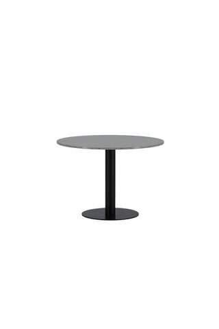 Razzia Matbord 106cm -Grå Terazzo / Svart