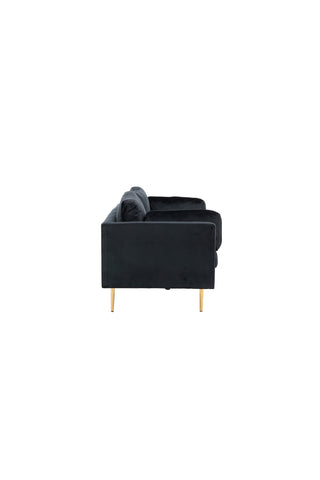 Boom - 3-sits soffa Sammet - Svart