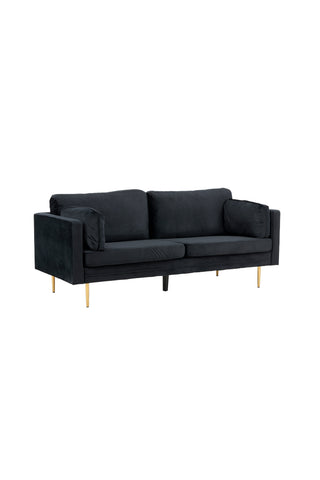 Boom - 3-sits soffa Sammet - Svart