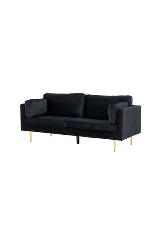 Boom - 3-sits soffa Sammet - Svart
