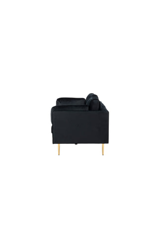 Boom - 3-sits soffa Sammet - Svart