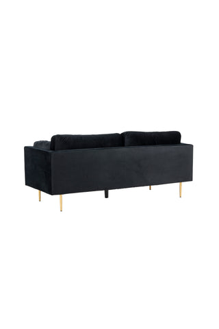 Boom - 3-sits soffa Sammet - Svart