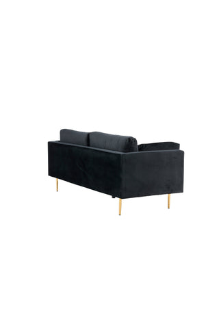 Boom - 3-sits soffa Sammet - Svart