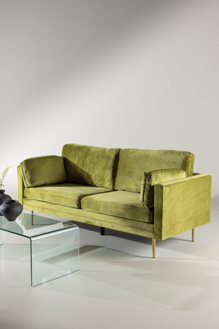 Boom - 3-sits soffa Velvet - Spring Green