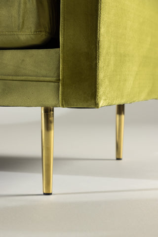 Boom - 3-sits soffa Velvet - Spring Green