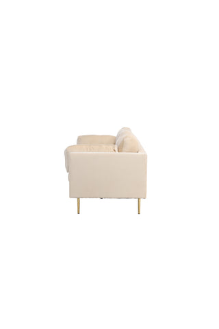 Boom - 3-sits soffa Sammet - Creme