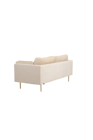 Boom - 3-sits soffa Sammet - Creme