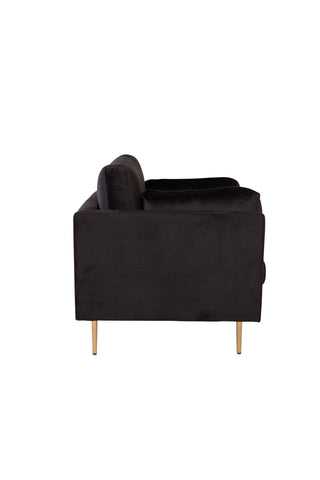 Bom - Single Chair Velvet - Svart