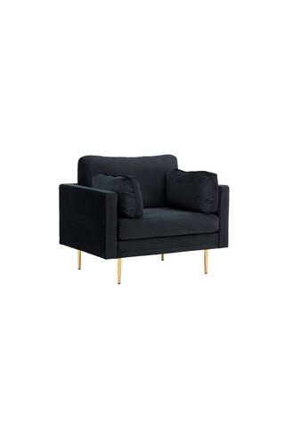 Bom - Single Chair Velvet - Svart