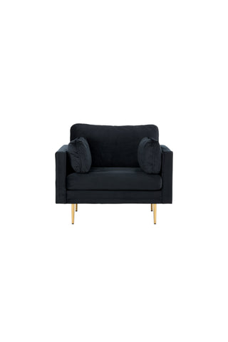 Bom - Single Chair Velvet - Svart
