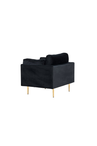 Bom - Single Chair Velvet - Svart