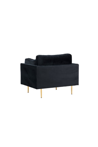 Bom - Single Chair Velvet - Svart
