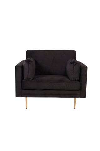 Bom - Single Chair Velvet - Svart