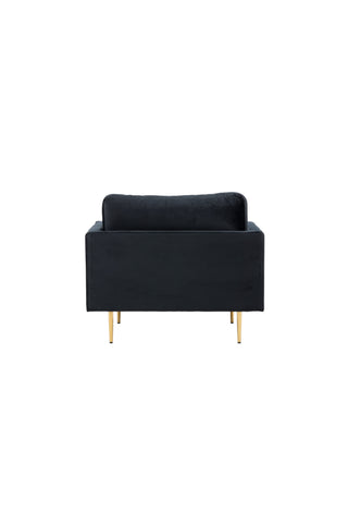 Bom - Single Chair Velvet - Svart
