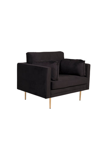 Bom - Single Chair Velvet - Svart