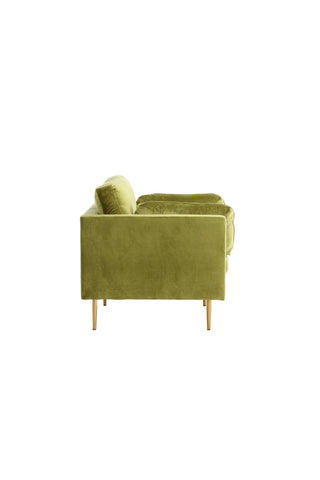 Bom - Single Chair Velvet - Spring Green