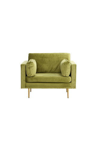 Bom - Single Chair Velvet - Spring Green