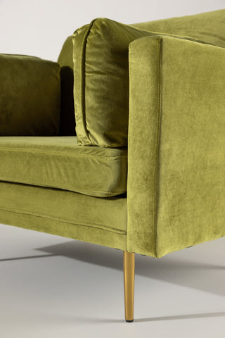 Bom - Single Chair Velvet - Spring Green