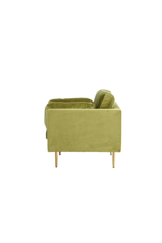 Bom - Single Chair Velvet - Spring Green
