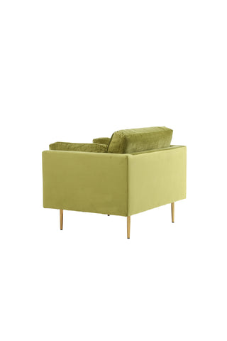 Bom - Single Chair Velvet - Spring Green