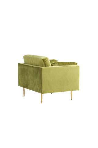 Bom - Single Chair Velvet - Spring Green