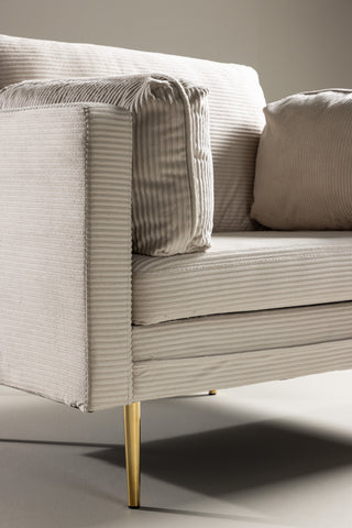 Bom - Single Chair Corduroy - Ljusgrå