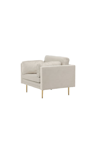 Bom - Single Chair Corduroy - Ljusgrå