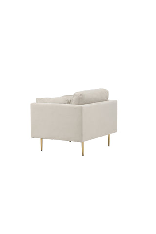 Bom - Single Chair Corduroy - Ljusgrå