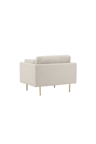 Bom - Single Chair Corduroy - Ljusgrå