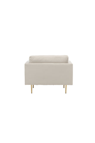 Bom - Single Chair Corduroy - Ljusgrå